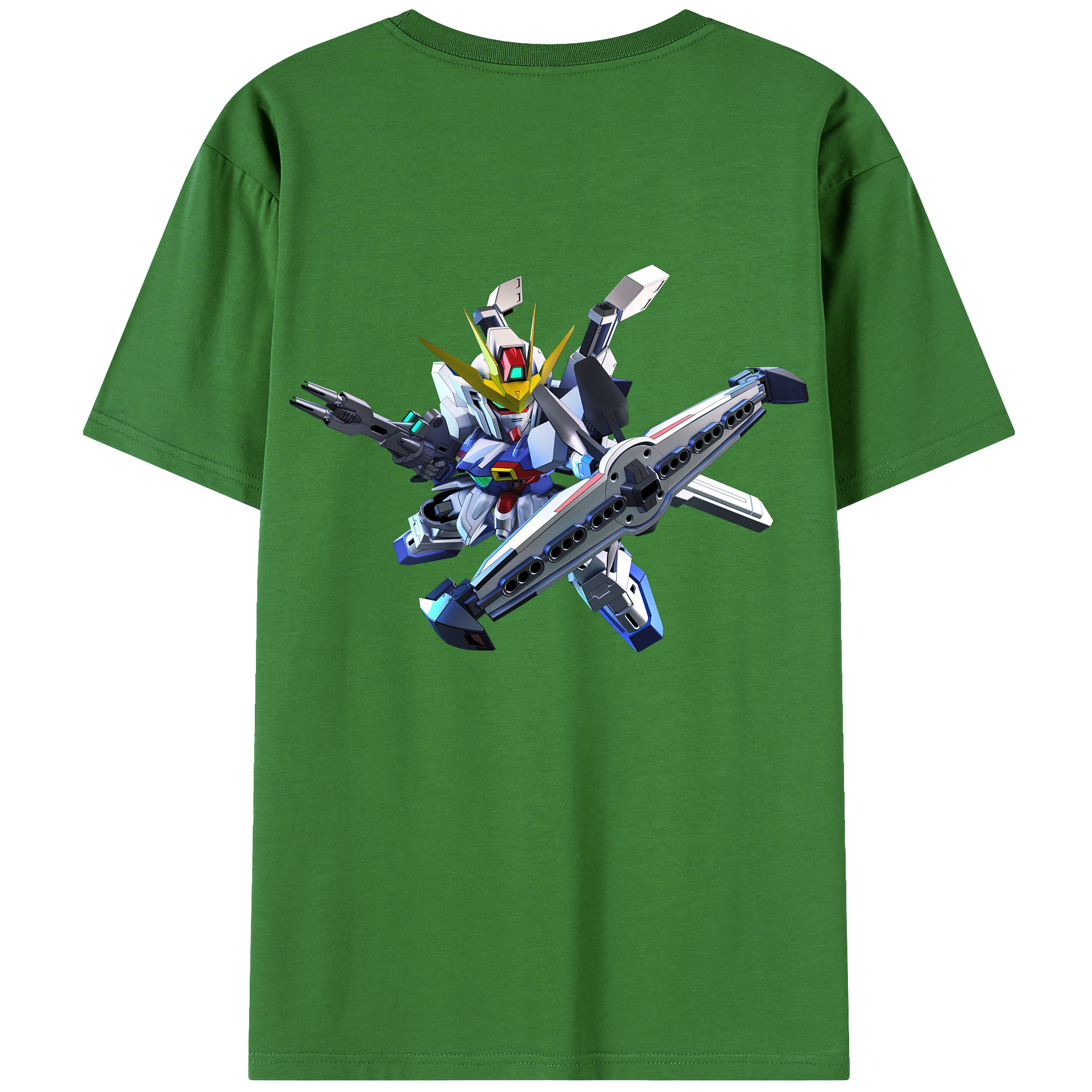 （画像用） 機動戦士ガンダム Mobile Suit Gundam レディース半袖Tシャツ(バックプリント)